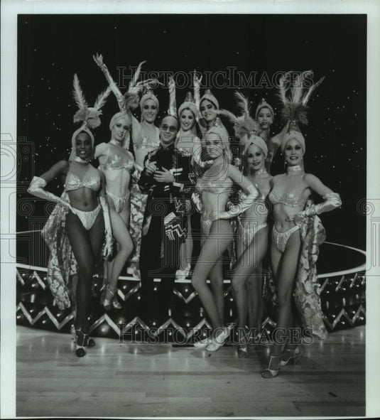 1987, Paul Shaffer in "Viva Shaf Vegas" on CInemax - mjp36401 - Historic Images