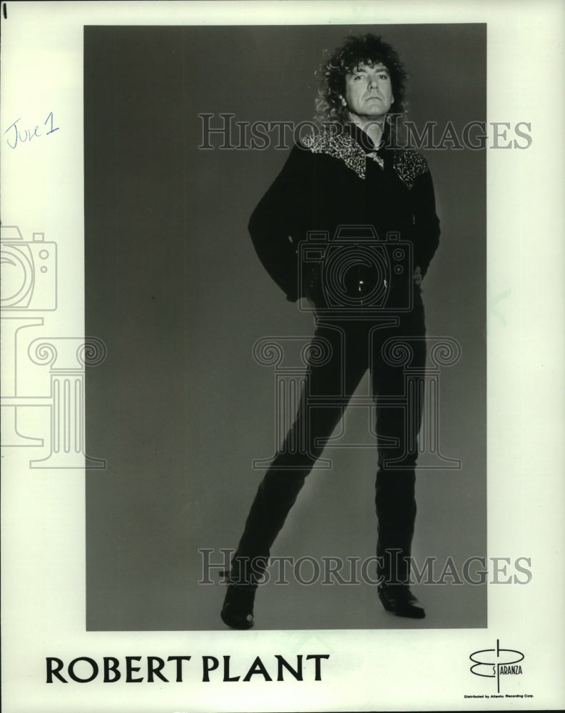 1988, Singer Robert Plant - mjp36445 - Historic Images