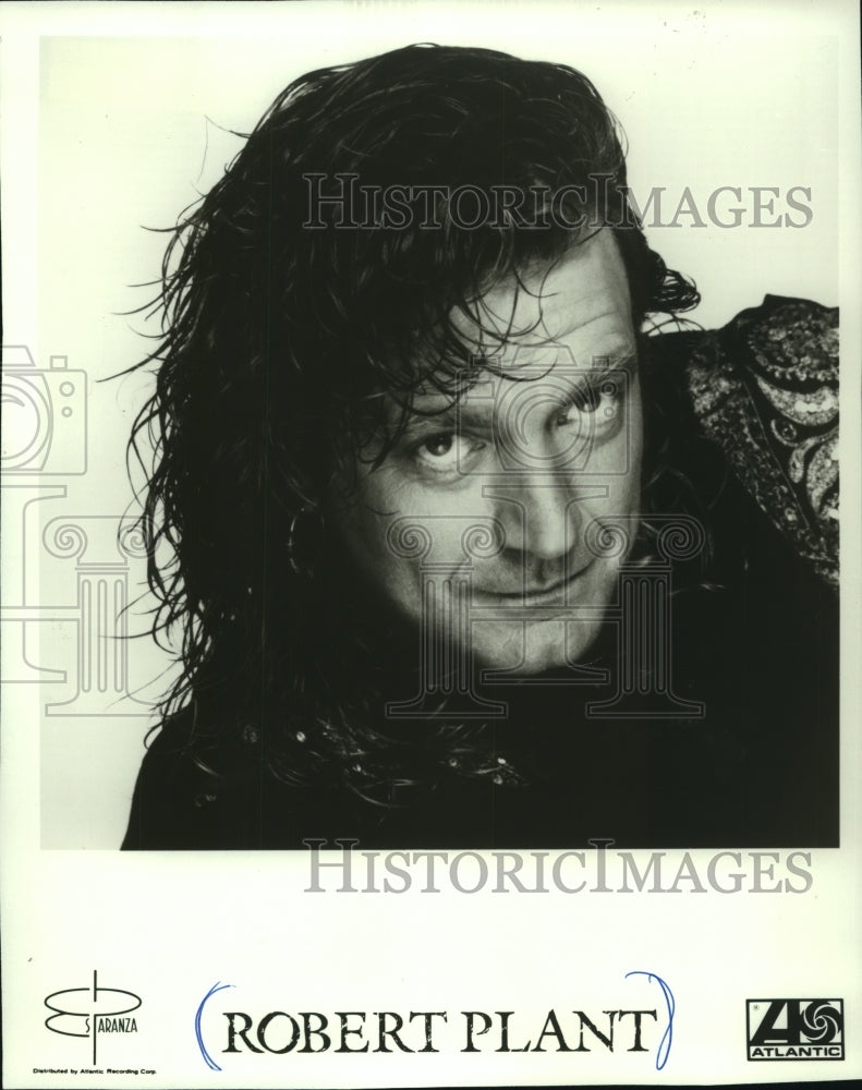 1990 Press Photo Singer Robert Plant - mjp36449 - Historic Images