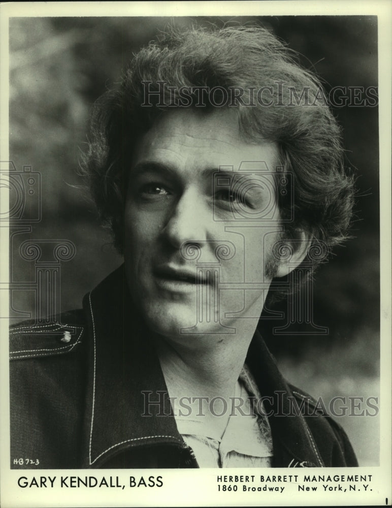 1976, Gary Kendall, Bass Player in the Florentine Opera Company - Historic Images
