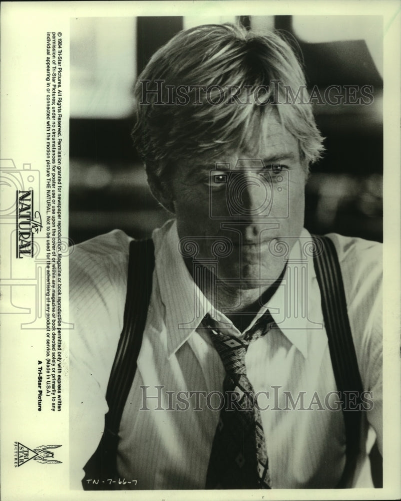 1984 Press Photo United States Actor Robert Redford in "The Natural" - mjp36478 - Historic Images