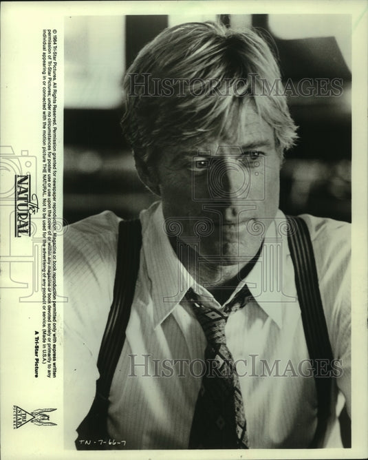1984 Press Photo United States Actor Robert Redford in "The Natural" - mjp36478 - Historic Images