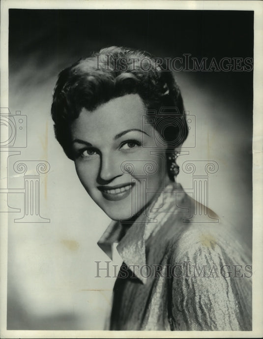 1963, Jo Stafford of "The Jo Stafford Show" on CBS - mjp36659 - Historic Images