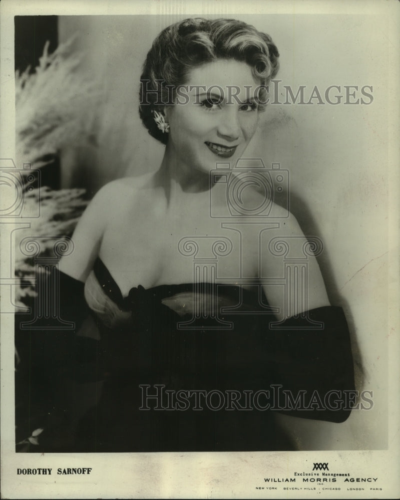1955, Dorothy Sarnoff, singer - mjp36673 - Historic Images