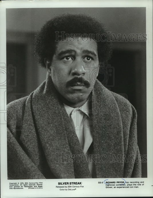 1976, Richard Pryor as Grover in "Silver Streak" - mjp36777 - Historic Images