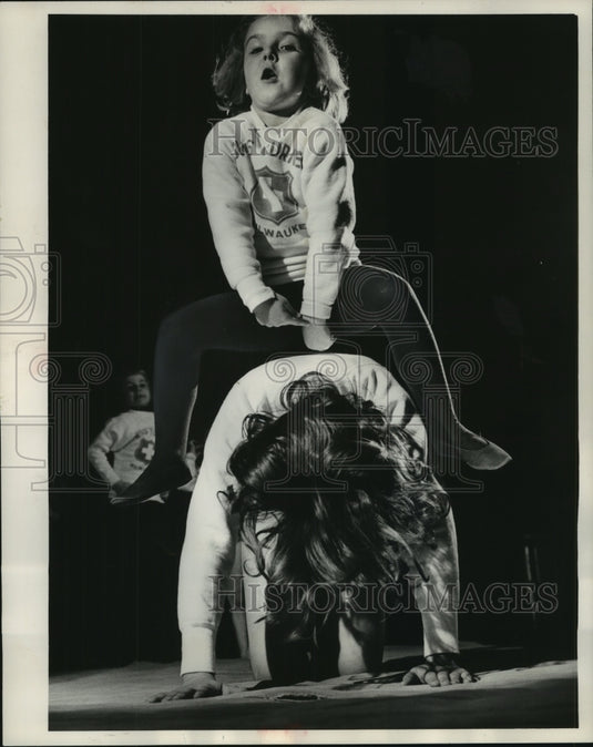 1963, Deborah Ulbing and Susan Gardner of the Swiss Turners - Historic Images