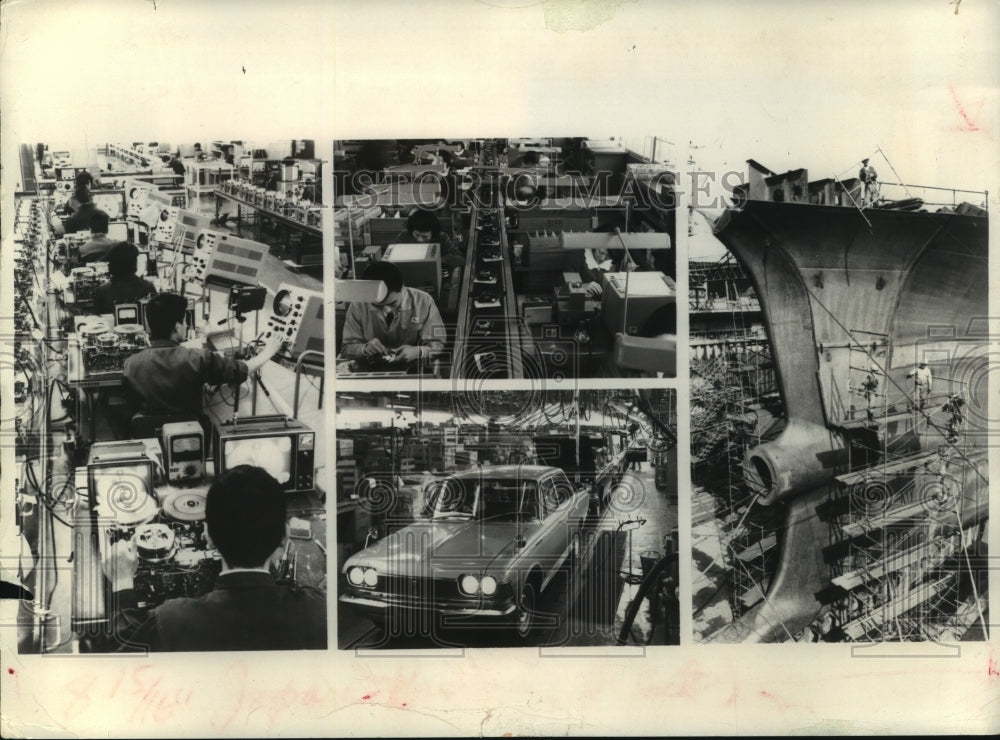 1968, The Four Leading Industries in Japan - mjp36897 - Historic Images