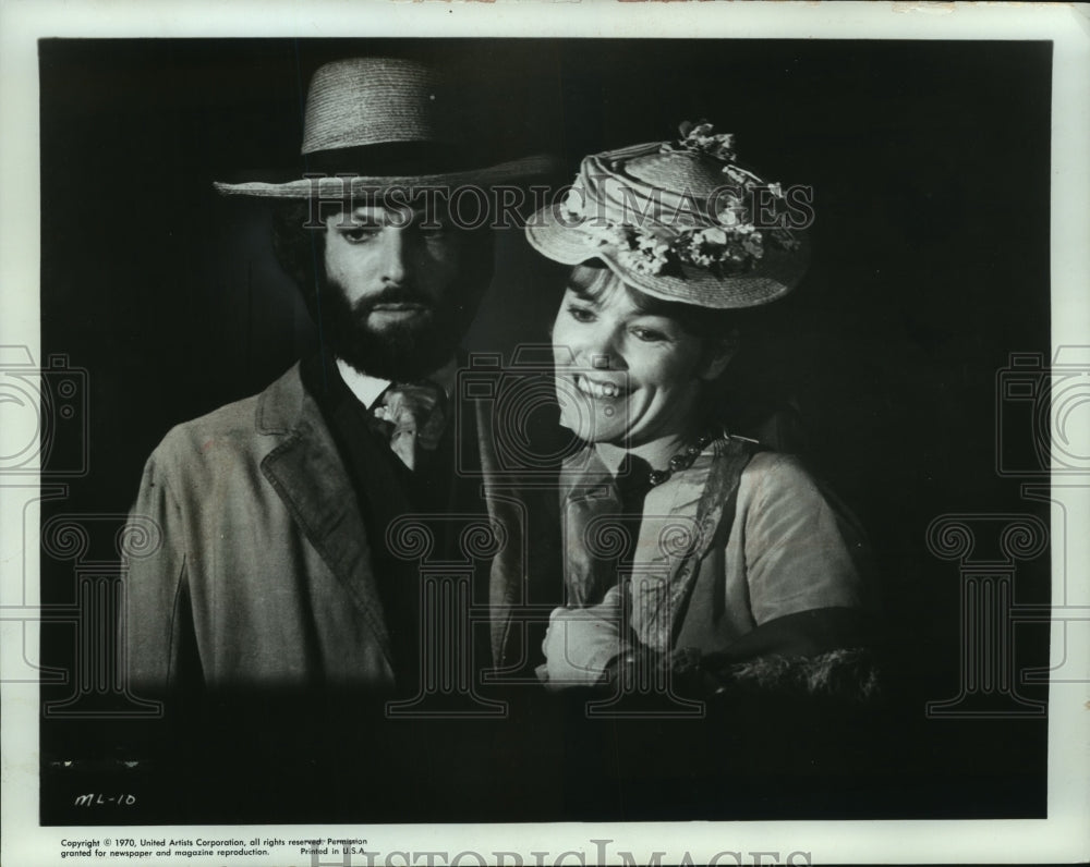 1970, Richard Chamberlain and Glenda Jackson in "The Music Lovers" - Historic Images