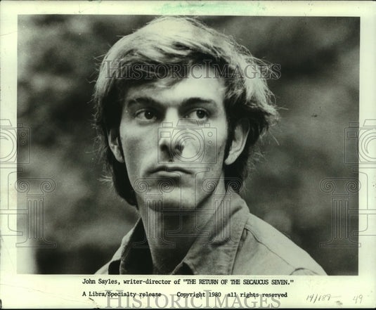 1980 Press Photo John Sayles, Writer/Director "The Return of the Secaucus Seven"- Historic Images