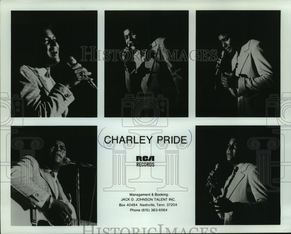 1973 Press Photo Charley Pride, Singer/Musician - mjp36951- Historic Images