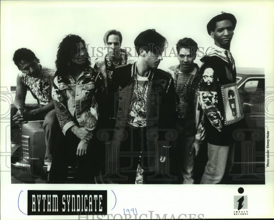 1991, Rythm Syndicate, R&B band from Connecticut. - mjp36973 - Historic Images