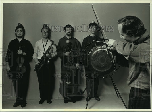 1991, Conductor Kevin Stalheim with members of Present Music. - Historic Images