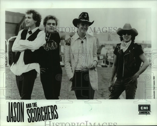 1985, Members of Rock group "Jason and the Scorchers." - mjp37006 - Historic Images