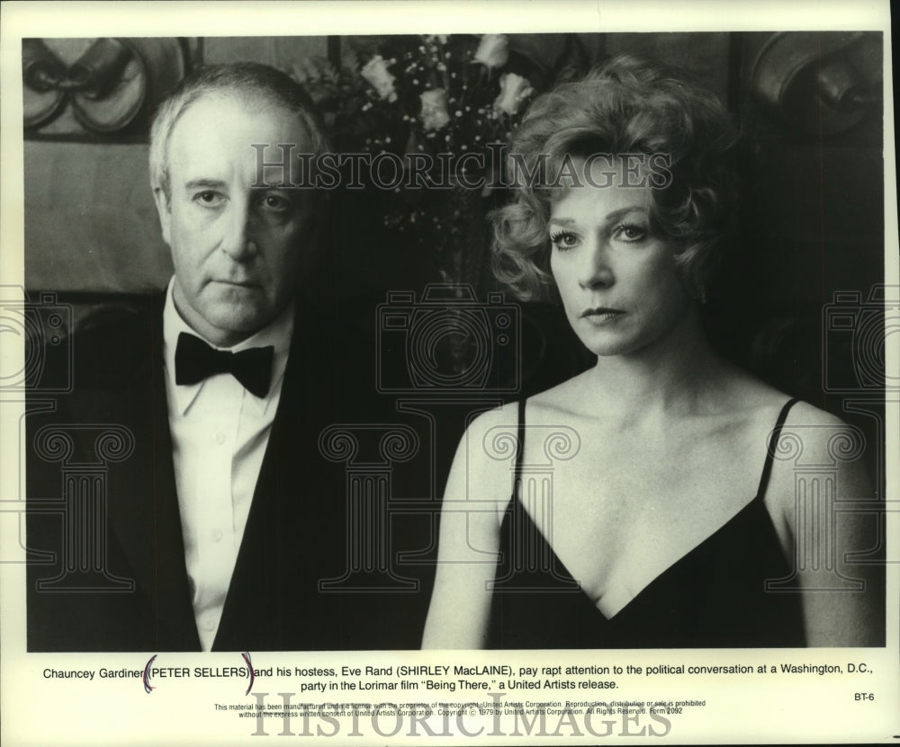 1980 Press Photo United Artists presents &quot;Being There&quot; with Shirley MacLaine - Historic Images