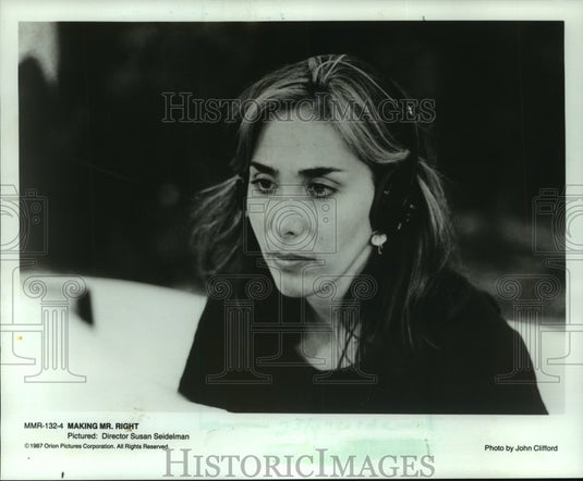 1987, "Making Mr. Right" Director Susan Seidelman - mjp37057 - Historic Images