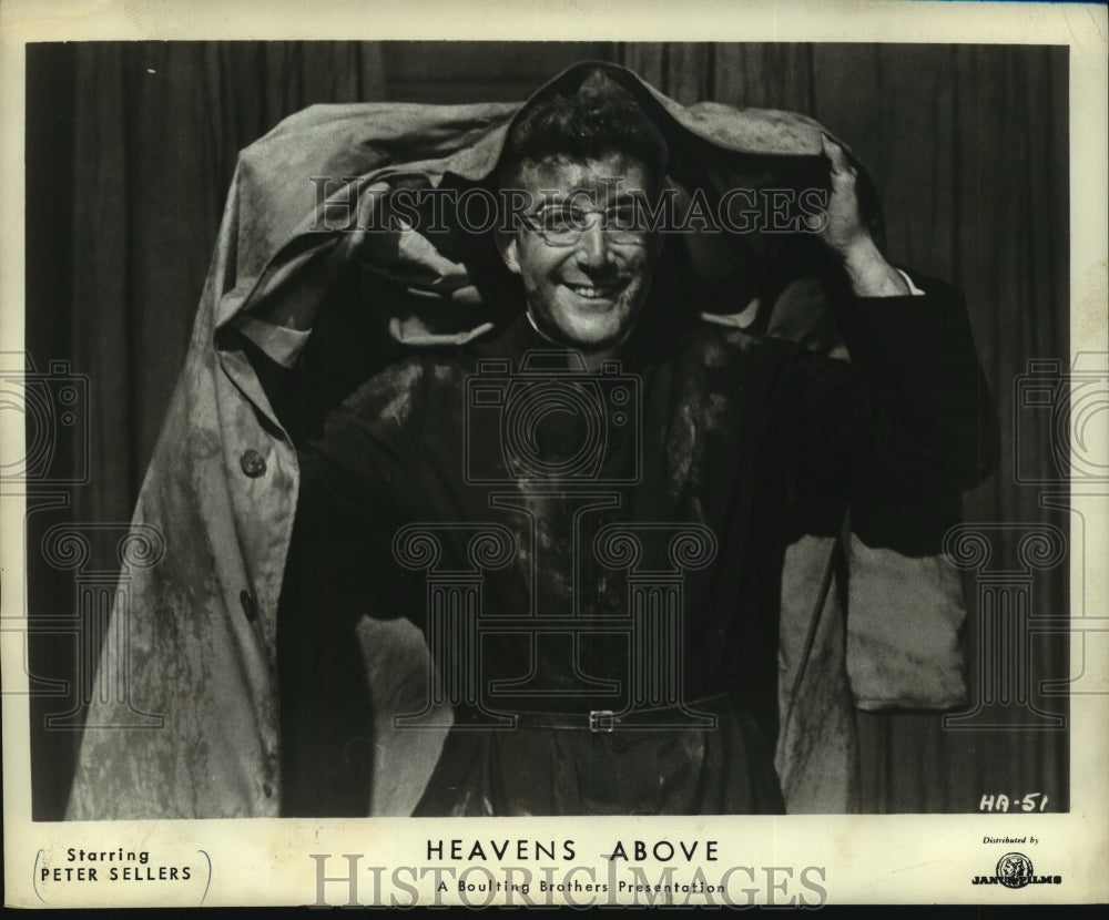 1964, Peter Sellers stars in the movie Heavens Above - mjp37068 - Historic Images