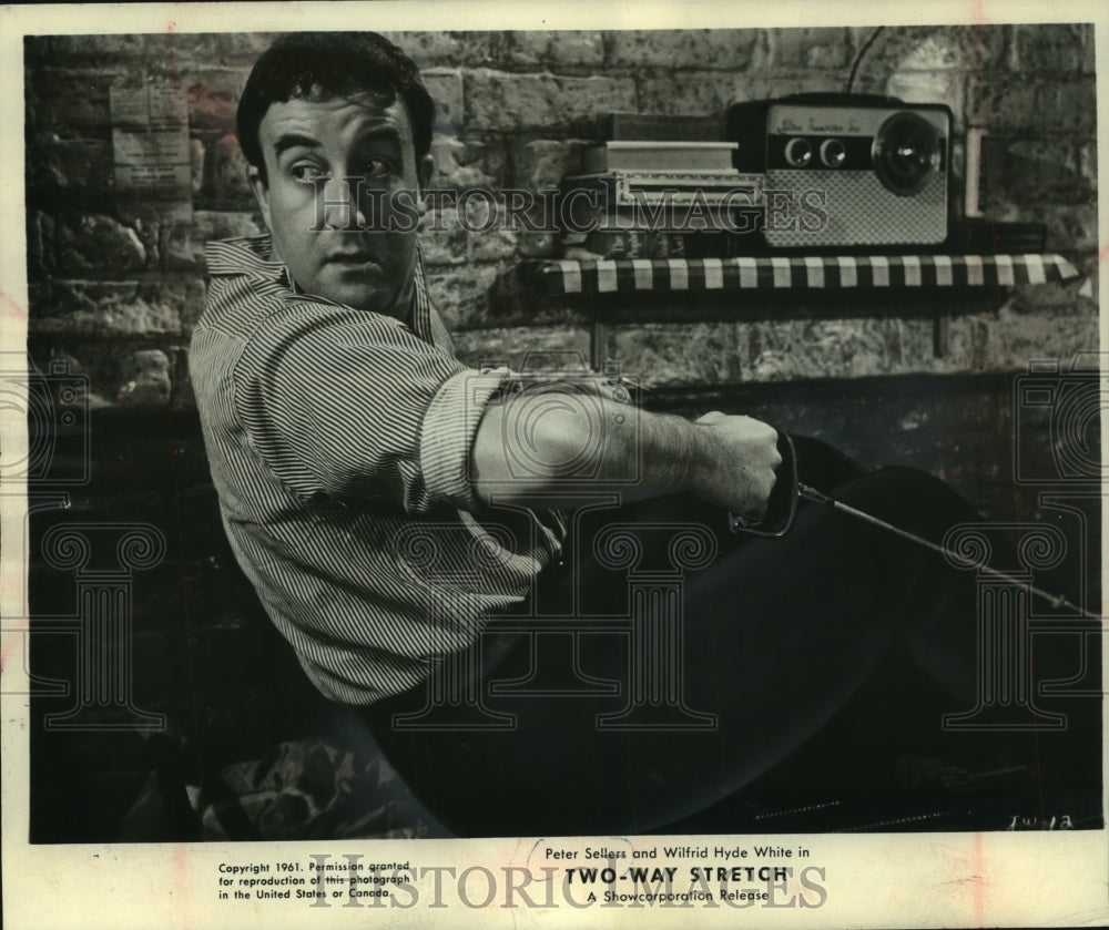 1961 Press Photo Peter Sellers actor in "Two -Way Stretch" - mjp37077 - Historic Images