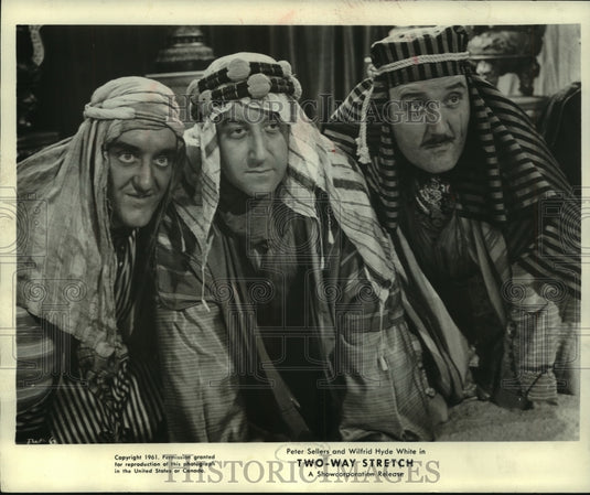 1961, Peter Sellers and others in "Two-Way Stretch" - mjp37092 - Historic Images