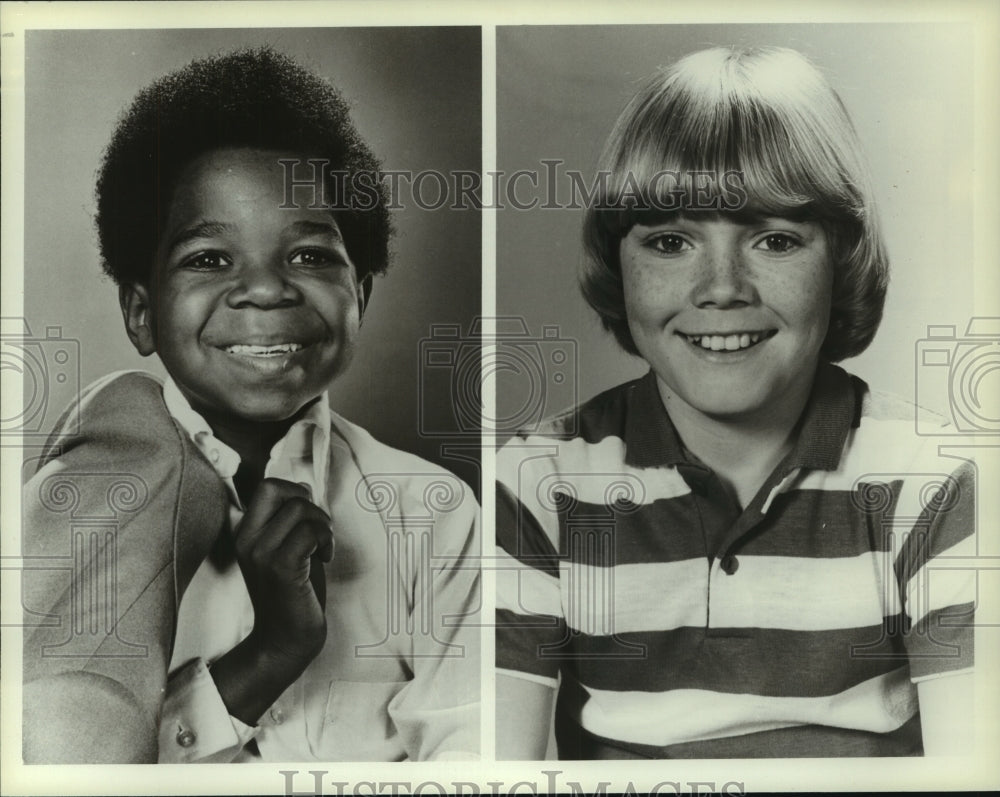 1982 Press Photo Young stars Gary Coleman and Ricky Schroder - mjp3715 ...