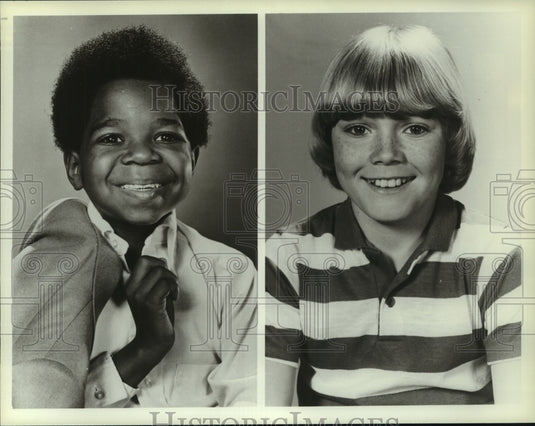 1982 Press Photo Young stars Gary Coleman and Ricky Schroder - mjp37158 - Historic Images