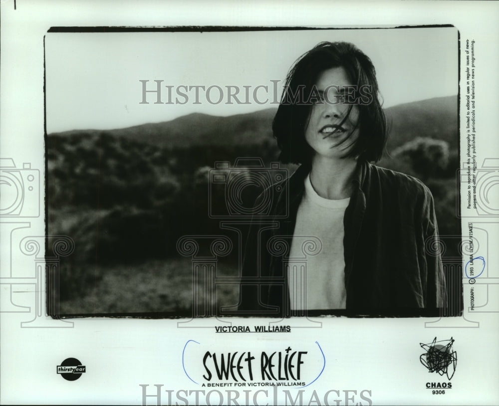 1993 Press Photo Singer Victoria Williams - mjp37306 - Historic Images