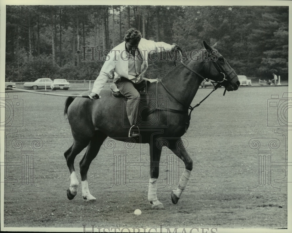 1968, Norman Jewison Plays Polo During A Break In Shooting - Historic Images