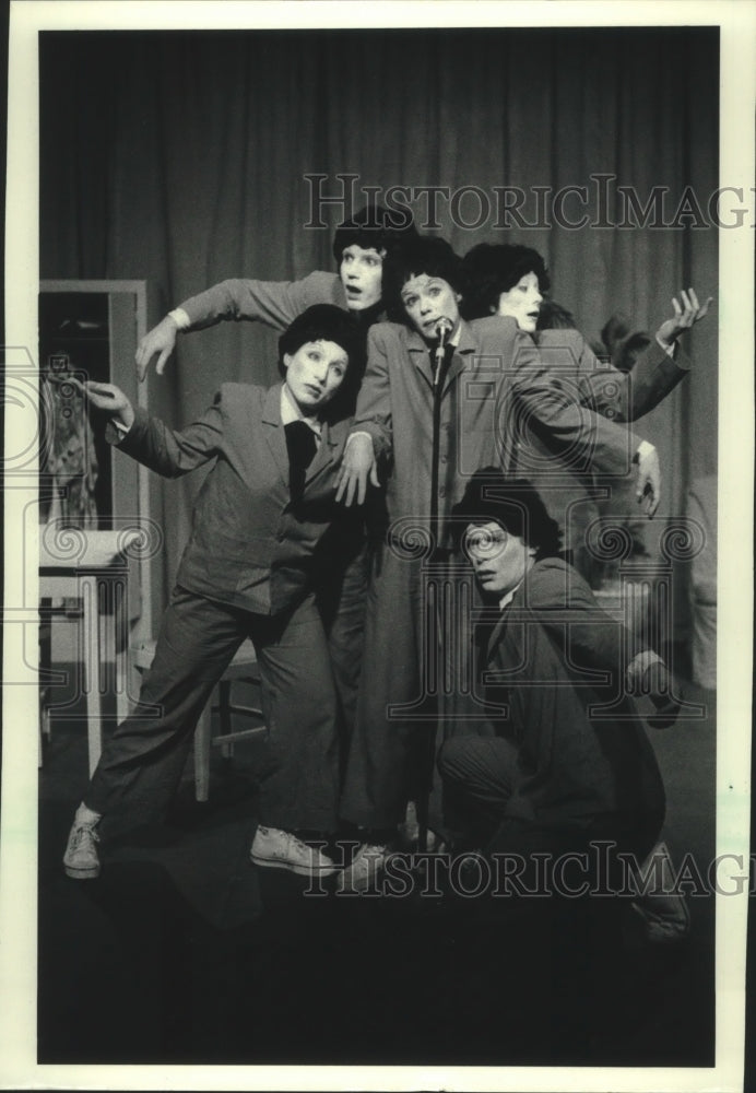 1982, Scene From Theater X Production Of &#39;Kaspar&#39; - mjp37445 - Historic Images