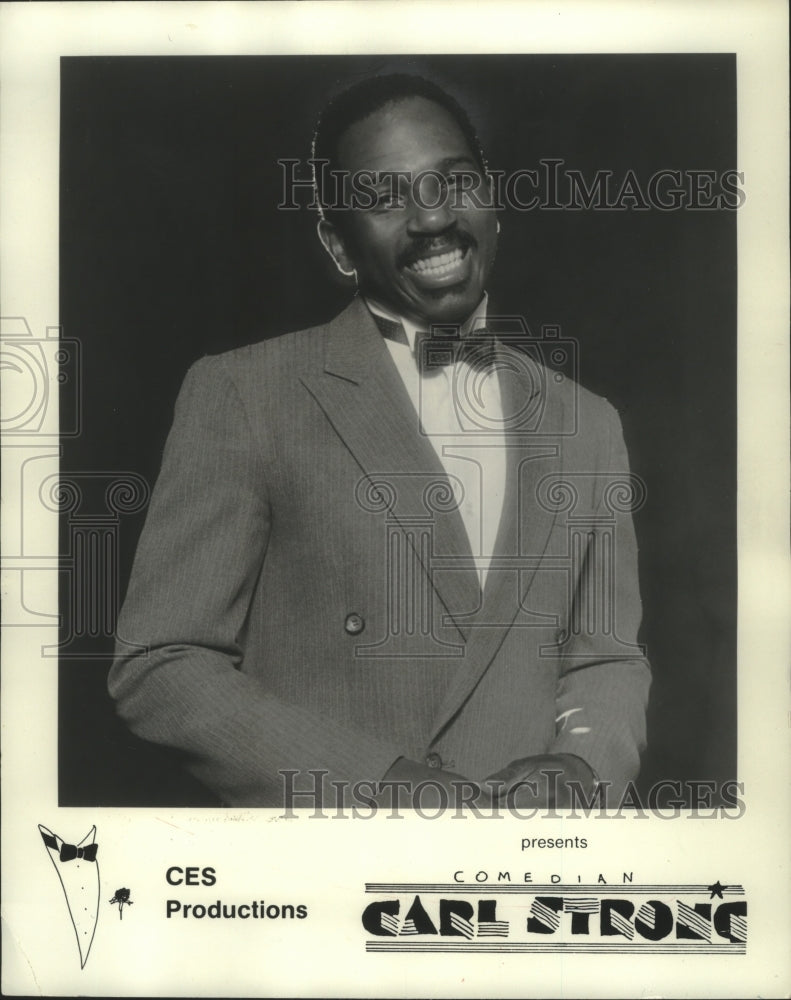 1988, Comedian Carl Strong - mjp37488 - Historic Images