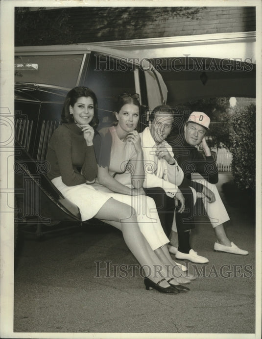1967, Pat Boone & guests on "The Pat Boone Show" - mjp37535 - Historic Images