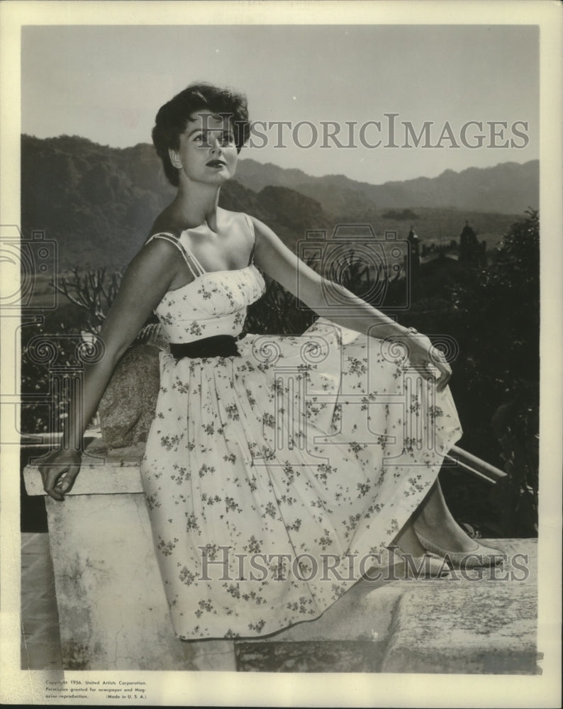 1956, German actress Ursula Thiess in &quot;Bandido&quot; by United Artist - Historic Images