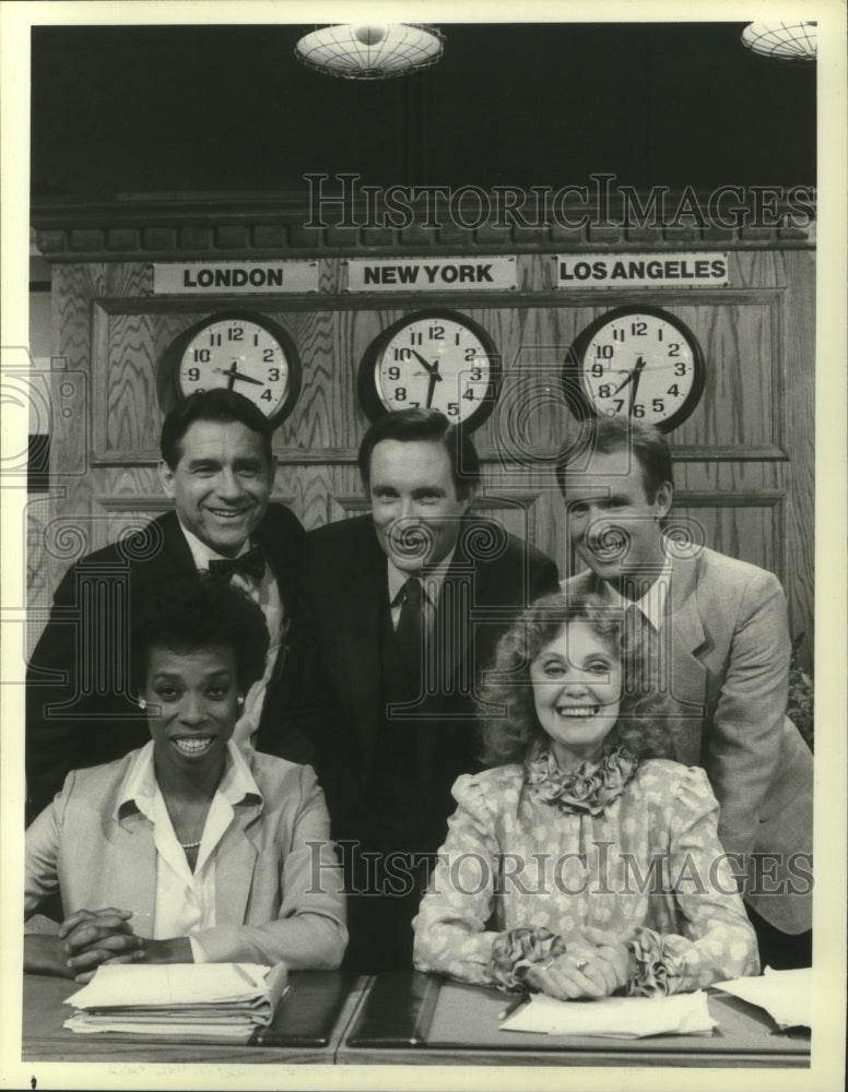 1983, Lynne Thigpen and others star in "The News Is the News" on NBC - Historic Images