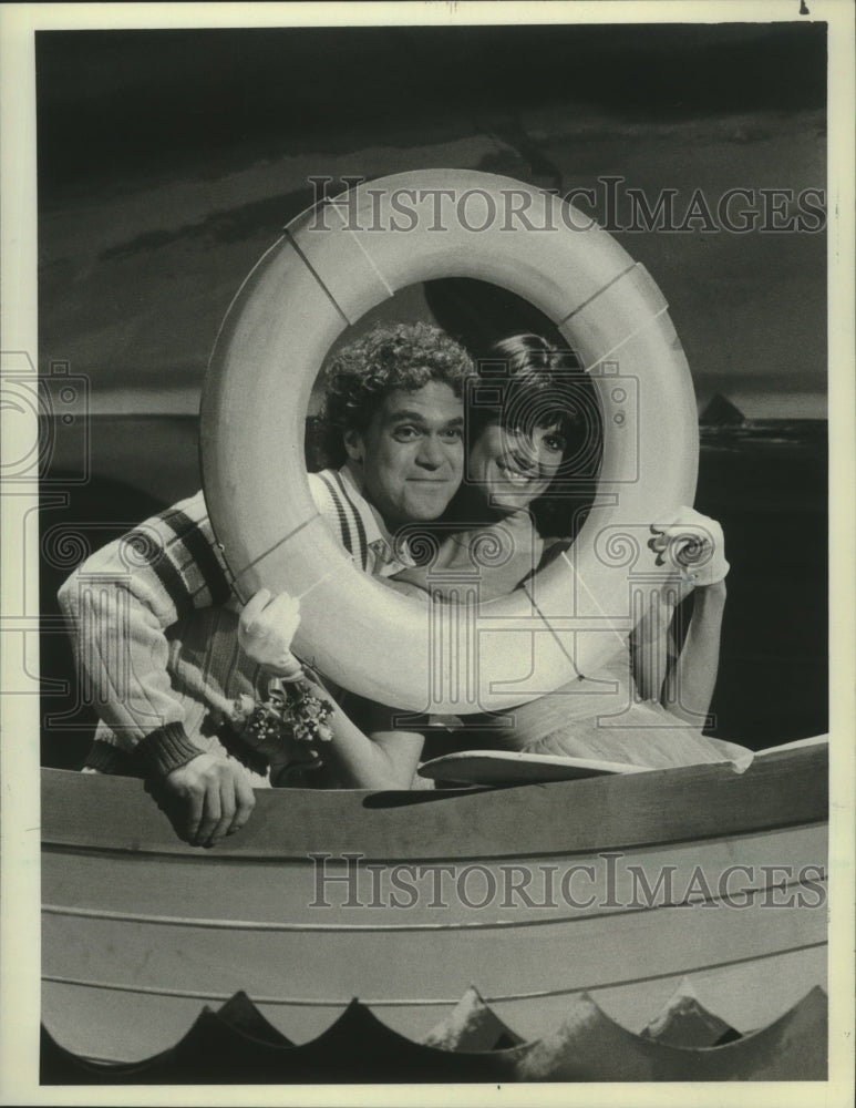 1981, Susan Saint James & Joe Piscopo on "Saturday Night Live" - Historic Images