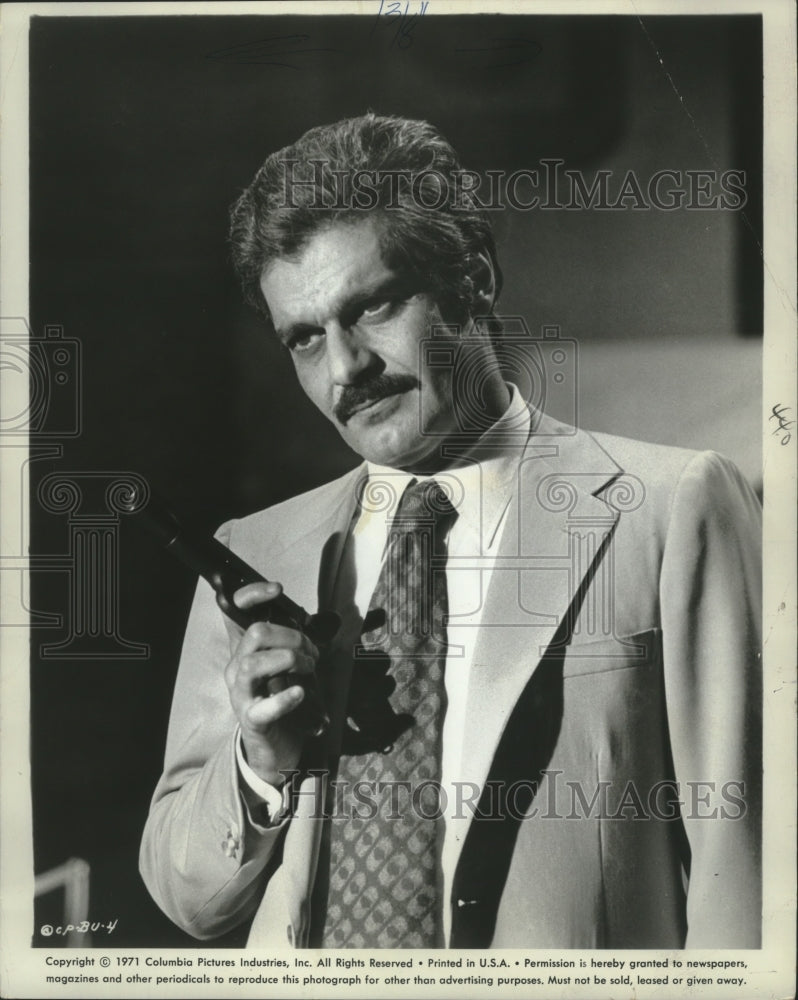 1971 Press Photo Actor Omar Sharif - mjp37619 - Historic Images