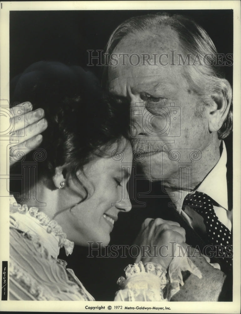 1972, Trish Van Devere And Melvyn Douglas In &#39;One Is A Lonely Number&#39; - Historic Images