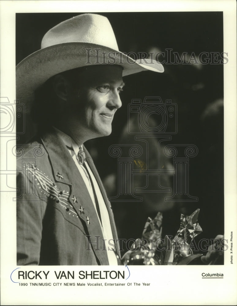 1990, Singer Ricky Van Shelton - mjp37650 - Historic Images