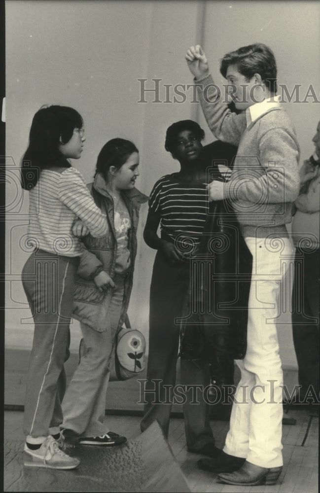 1984, Teacher David Anthony from Milwaukee's Theater School, Ltd. - Historic Images