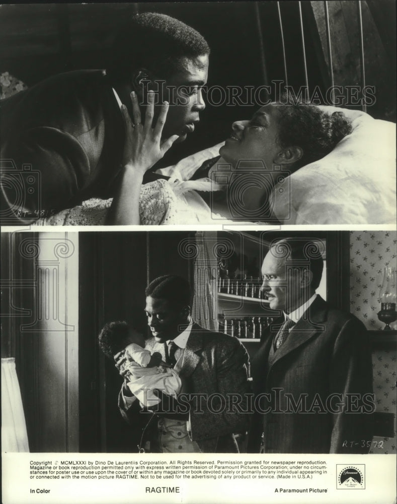 1982 Press Photo Howard E. Rollins With Co-Stars In 'Ragtime' - mjp37688- Historic Images