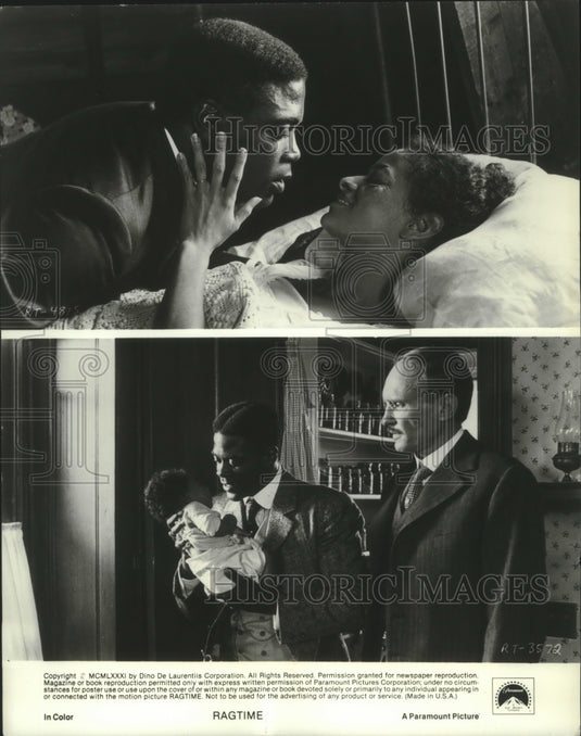 1982 Press Photo Howard E. Rollins With Co-Stars In 'Ragtime' - mjp37688- Historic Images