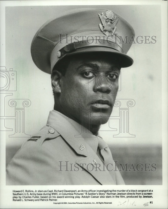 1984, Howard E. Rollins As Army Captain In 'A Soldier's Story' - Historic Images