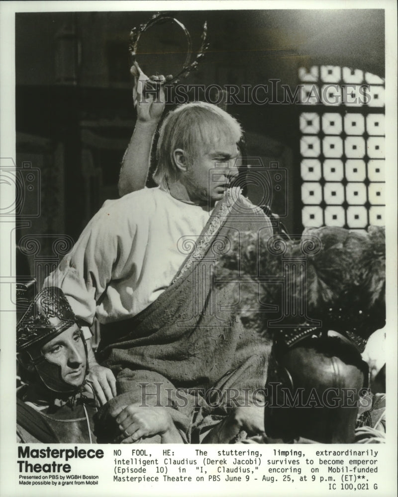 1991, Derek Jacobi In Scene From PBS&#39; &#39;I, Claudius&#39; - mjp37727 - Historic Images