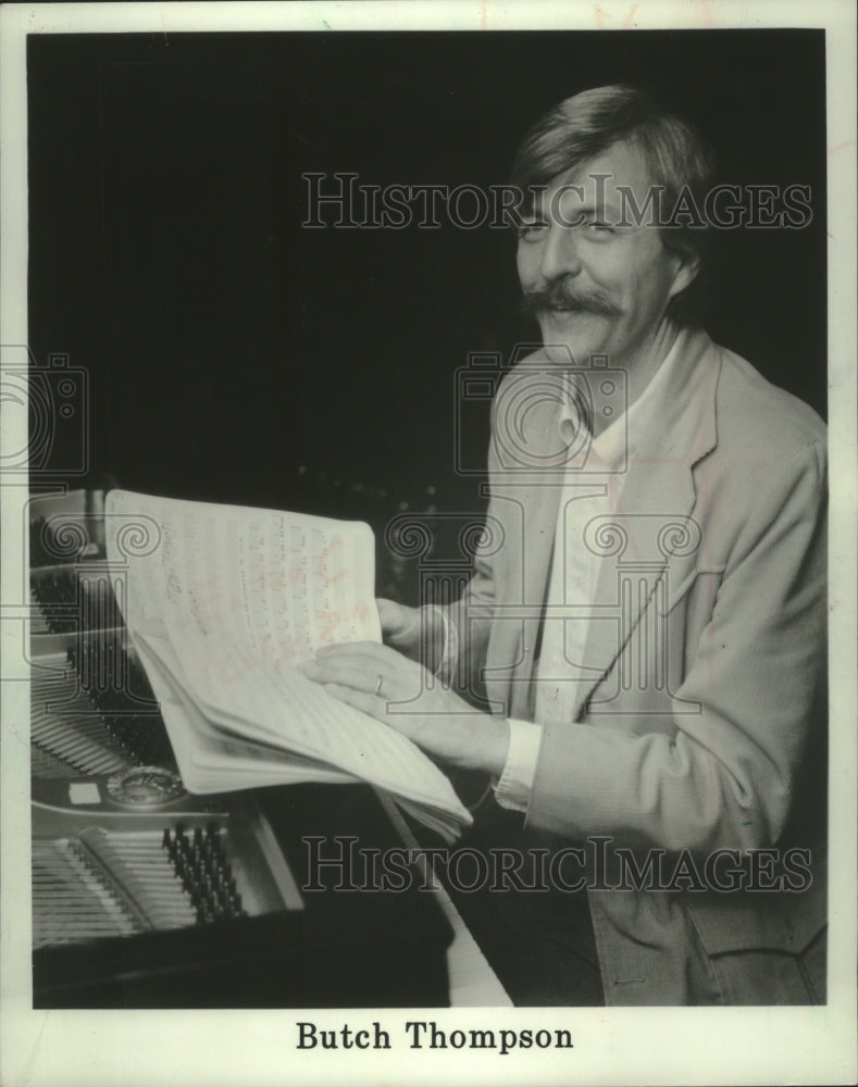 1985, Jazz Pianist Butch Thompson - mjp37730 - Historic Images