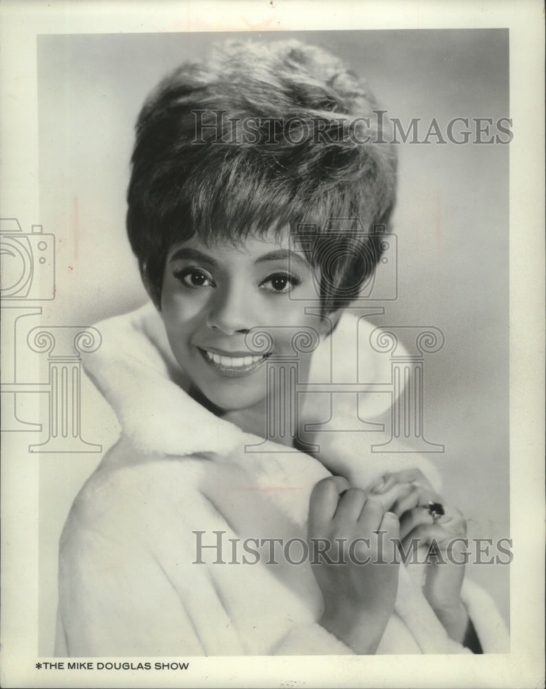 1973 Press Photo Leslie Uggams musician, singer on the Mike Douglas Show.- Historic Images