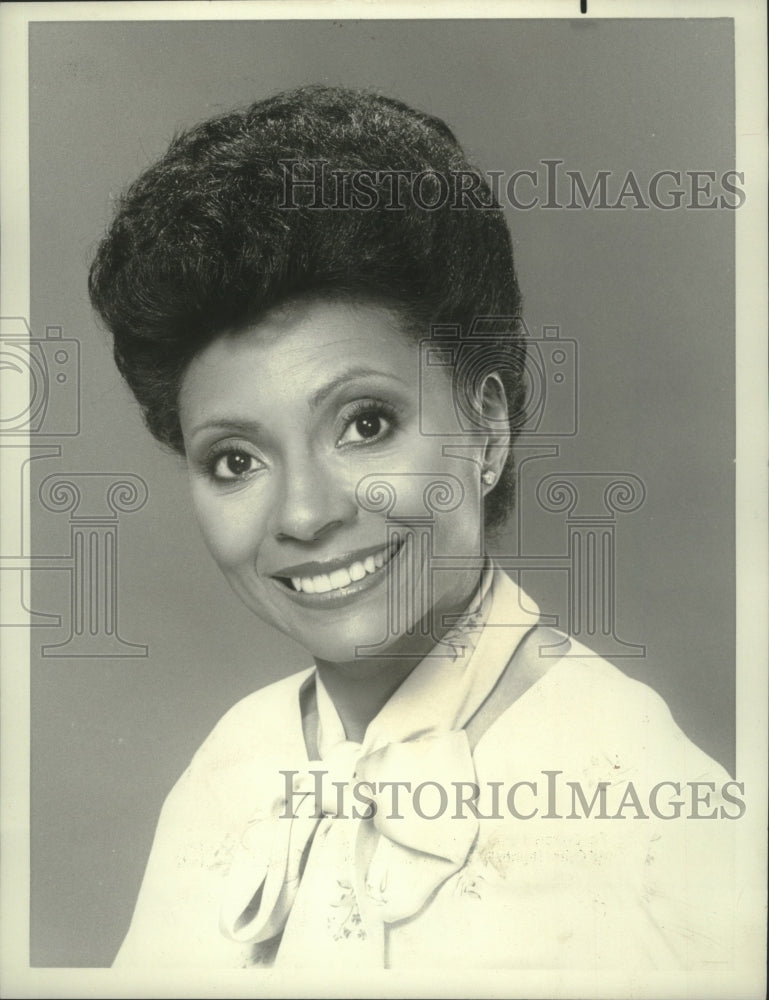 1982, Leslie Uggams co-hosts American game show &quot;Fantasy&quot; NBC. - Historic Images