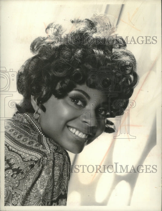 1969 Press Photo Promotional photo of entertainer Leslie Uggams. " - Historic Images