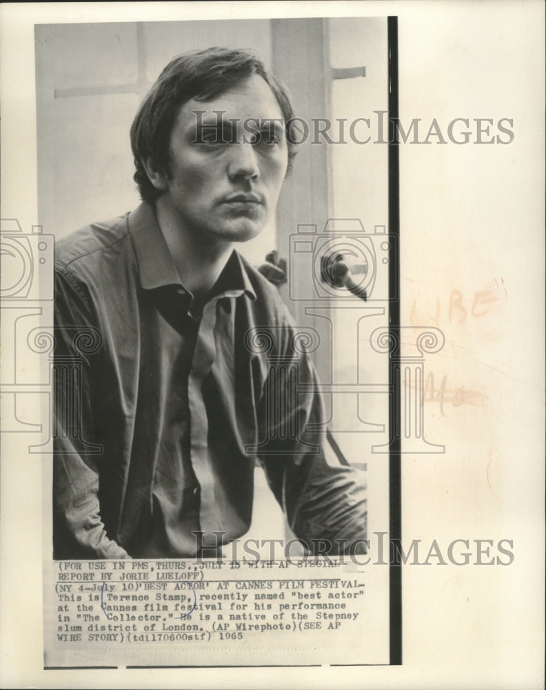 1965 Press Photo Actor Terence Stamp - mjp37807 - Historic Images