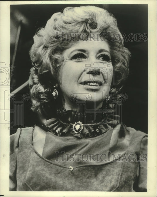 1980, Beverly Sills receives 1980 Gold Baton Award in New York City. - Historic Images
