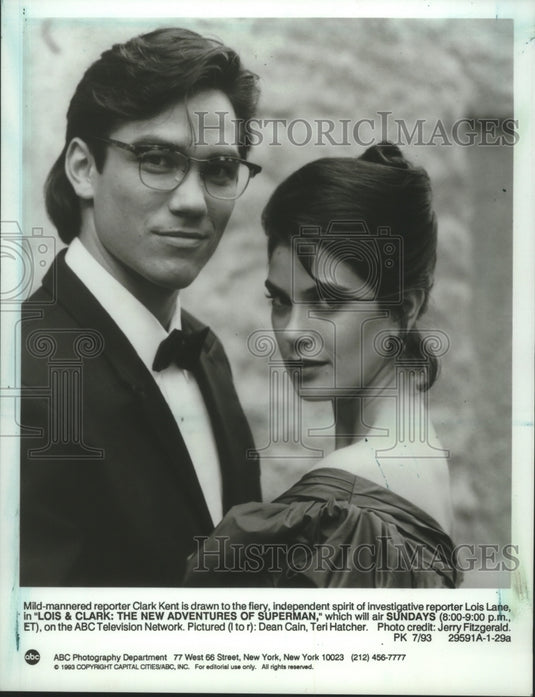 1993 Press PhotoÃ¢â‚¬Å“Lois & Clark: The New Adventures of SupermanÃ¢â‚¬Â star Teri Hatcher-Historic Images