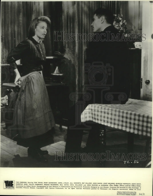 1964, Jill Haworth and other in "The Cardinal" - mjp37999 - Historic Images