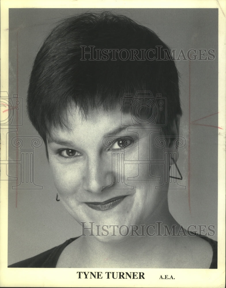 1993 Press Photo Tyne Turner of First Stage Theater Academy, Milwaukee - Historic Images