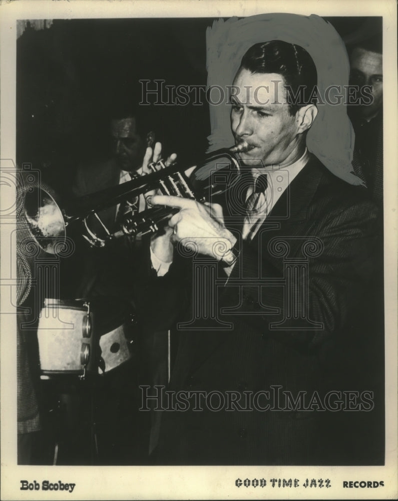 1955, Bob Scobey, musician - mjp38023 - Historic Images